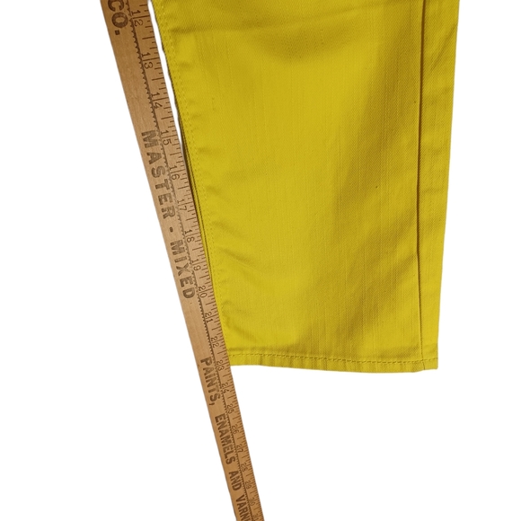 ROCAWEAR Original Fit Classic Yellow Straight Leg Color Jeans 10 (27) NWT - Picture 8 of 10